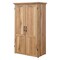 Space-Saving Armoire with Drop Leaf Desk and Adjustable Shelves for Home Office or Crafting